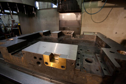 Mold base in Haas for machining